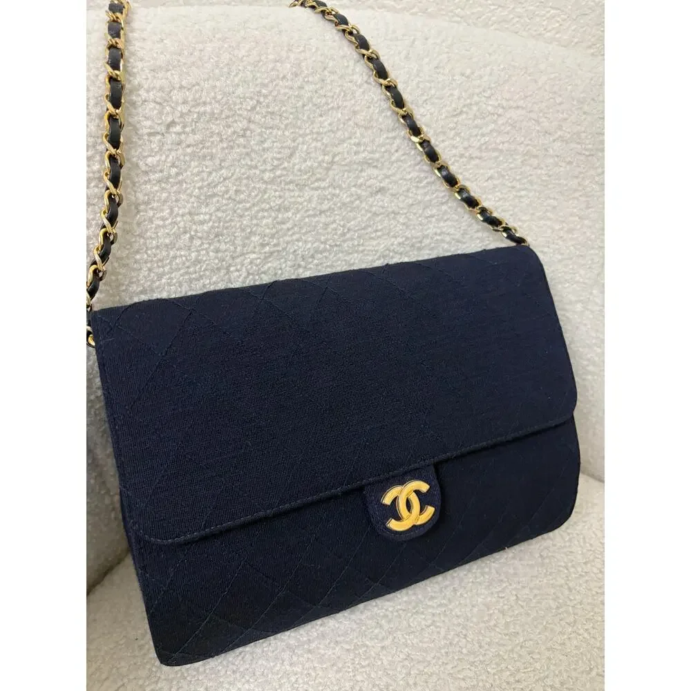 Sale ends 4/20 Vintage Chanel Shoulder Bag Half Flap